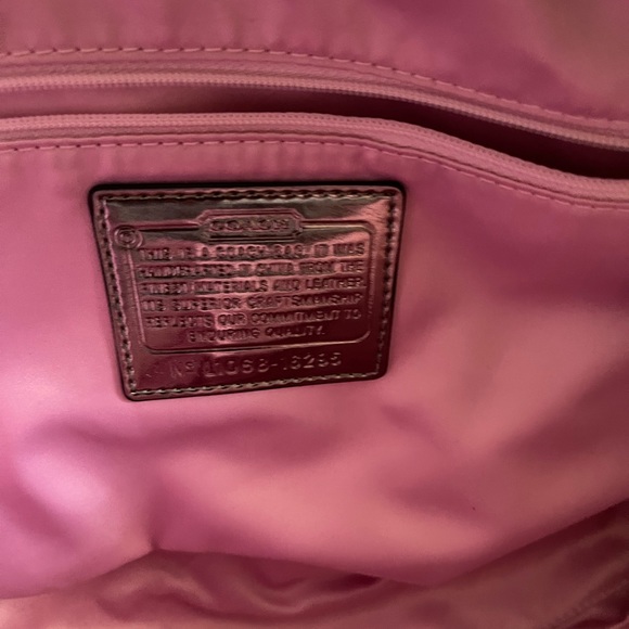 NEW Coach Moonlight Pop Sig Sat Lurex Rocker $278 - Picture 2 of 6